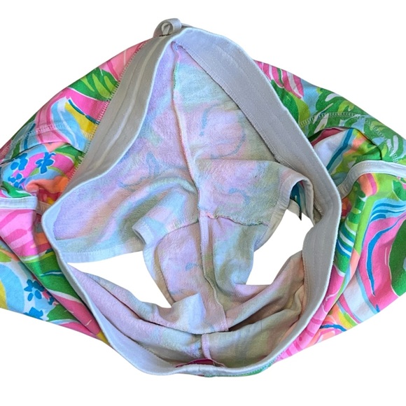 Lilly Pulitzer Women’s Sz M Chrissy Beach Shorts So A Peeling French Terry Pink - Picture 10 of 14